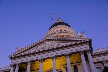 California State Capital at Night-002