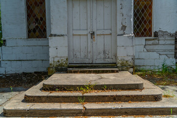Old Church Steps in Ione, California-001
