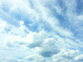 Big Blue Sky with Clouds