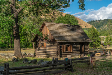 Log Cabin Home at Coloma, California-001