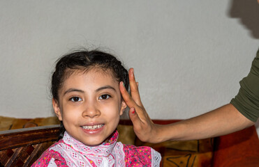 portrait of girl with makeup of Katrina