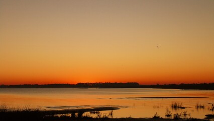 Atardecer en la bahia