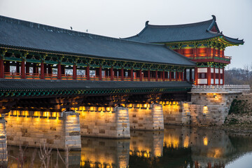 Woljeonggyo bridge in Gyeongju, South Korea