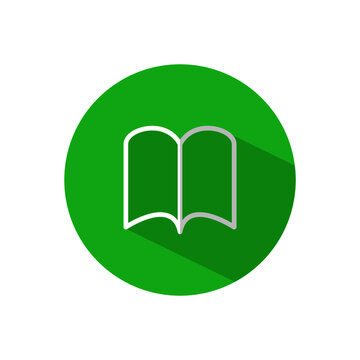 Open book icon. Simple illustration of open book vector icon for web.education icon