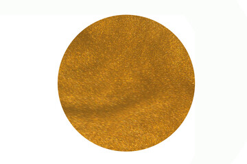 Watercolor gold circle hand paint background