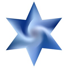 Modern background in the form of hexagram.