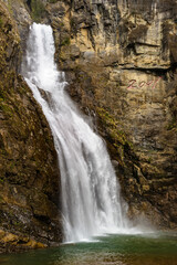 Fototapeta na wymiar It's Waterfall Ullim, Norh Korea