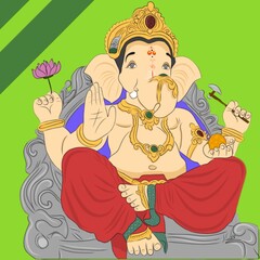 Ganesha also called Ganapati, elephant-headed Hindu god of beginnings, who is traditionally worshipped before any major enterprise and is the patron of intellectuals, bankers, scribes, and authors.