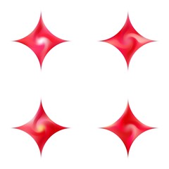 Obraz premium Set of diamond-shaped modern backgrounds.