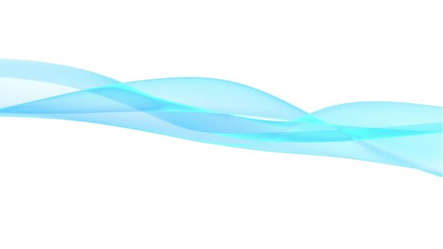 たゆたう水面　波【ロゴ登場等にも組み合わせやすいシンプルなCG】白背景