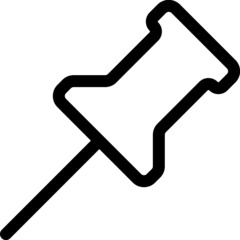 pin icon vector for web and apps