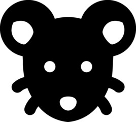 rat icon vector for web and apps