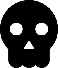 skull icon vector for web and apps