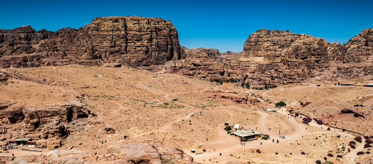 It's Canyon in Petra (Rose City), Jordan. The city of Petra was lost for over 1000 years. Now one...