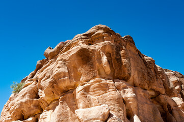 It's Rocks in Petra (Rose City), Jordan. The city of Petra was lost for over 1000 years. Now one of...