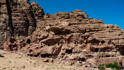 It's Rock in Petra (Rose City), Jordan. The city of Petra was lost for over 1000 years. Now one of...