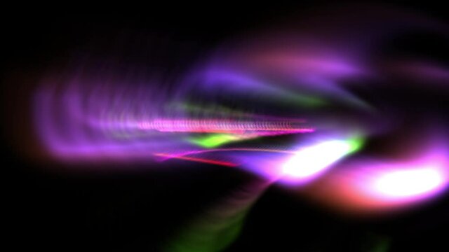 animation of liquid abstract organic form