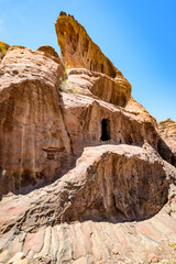 Fototapeta premium It's Petra, Jordan. Petra is one of the New Seven Wonders of the World. UNESCO World Heritage