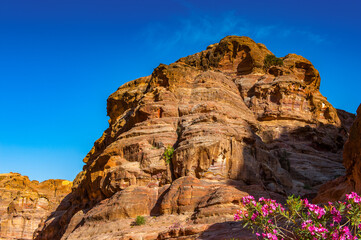 Fototapeta premium It's Nature and mountains of Petra, Jordan