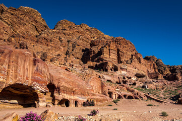 It's Rock cut architecture in Petra. The city of Petra was lost for over 1000 years. Now one of the...