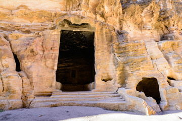 It's Caves in the Cold Canyon, Siq al-Barid, Little Petra, Jordan