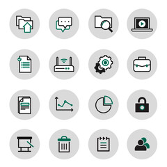 business and finance icons