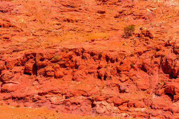 Ancient rock cut architecture of Petra, Jordan. Petra is one the New Seven Wonders of the World