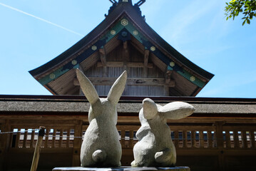 出雲大社のウサギ