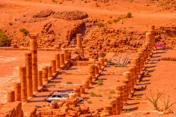 Ruins of Petra, Jordan. Petra is one the New Seven Wonders of the World