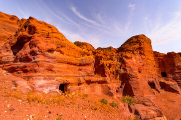 Nature of Petra, Jordan. Petra is one the New Seven Wonders of the World