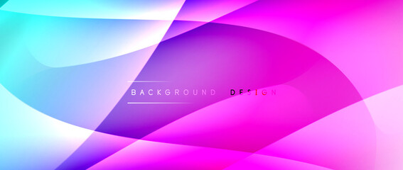 Fluid gradient waves with shadow lines and glowing light effect, modern flowing motion abstract background for cover, placards, poster, banner or flyer