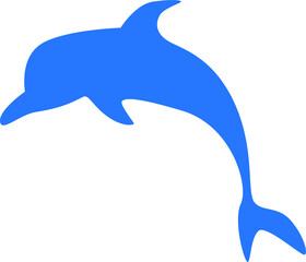 Dolphin isolated icon vector illustration.