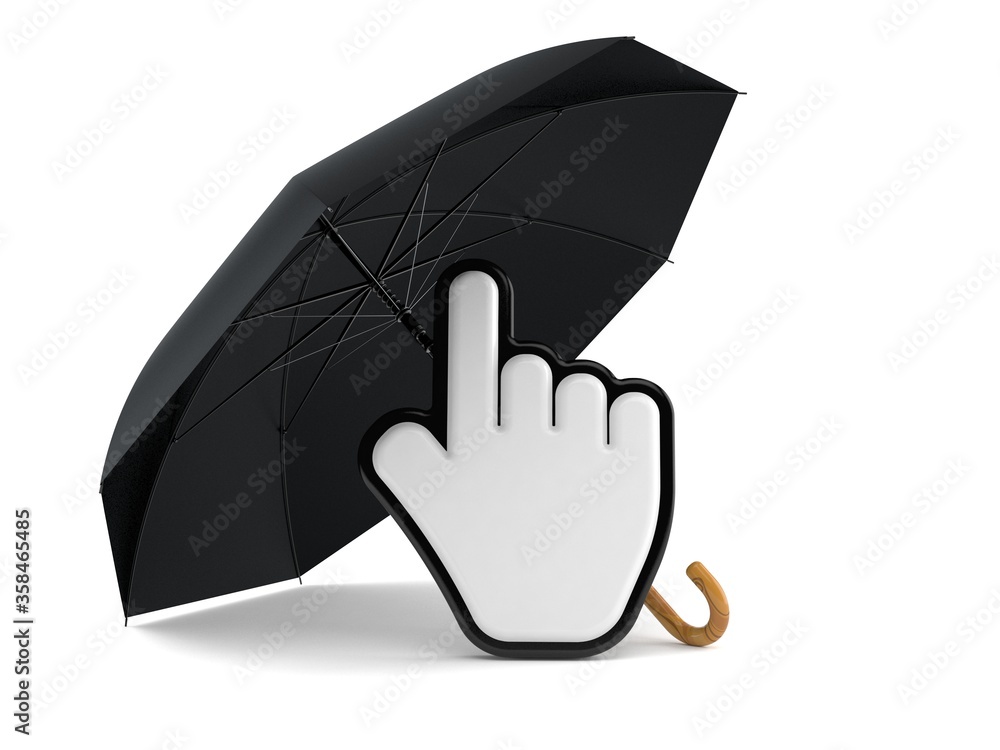 Sticker Umbrella with cursor