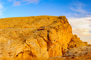 Landscape of the rock in Syria