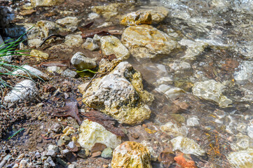 It's Stones in the mountain river