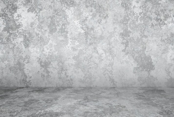 plaster wall, grey background