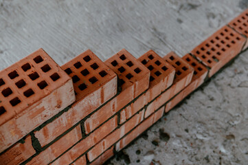 red brick wall