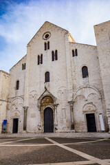 Basilica cathedral church of St. Nicola. Bari. Puglia. Italy. 