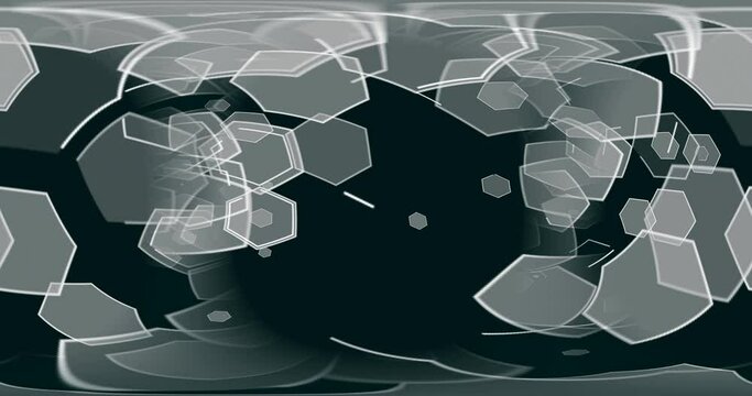Animation of a geometrical figure hexa