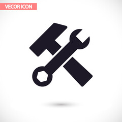 Tool  vector icon , lorem ipsum Flat design