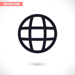 Planet  vector icon , lorem ipsum Flat design