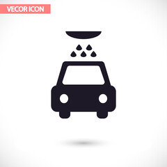 Car wash  vector icon , lorem ipsum Flat design