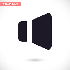 Speaker  vector icon  , lorem ipsum Flat design