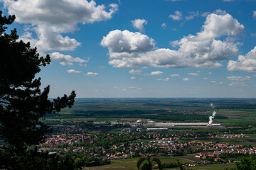 clouds over the City Iphofen 