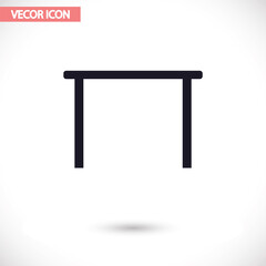 Tableicon vector icon , lorem ipsum Flat design