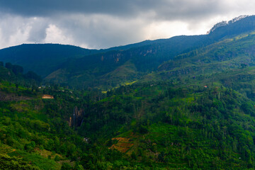 Mountain hill in Sri Lanka