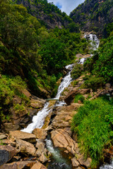 Fototapeta na wymiar Rawana water fall of Sri Lanka