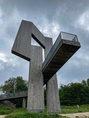 Windklangskulpur Erbeskopf Nationalpark Hunsrück-Hochwald