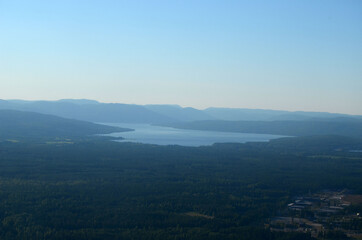 View from the airliner of Oslo - Tallinn