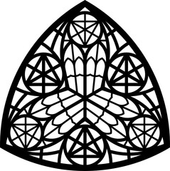 Rose Window, Fig. 15, triangular 1, triangular 2